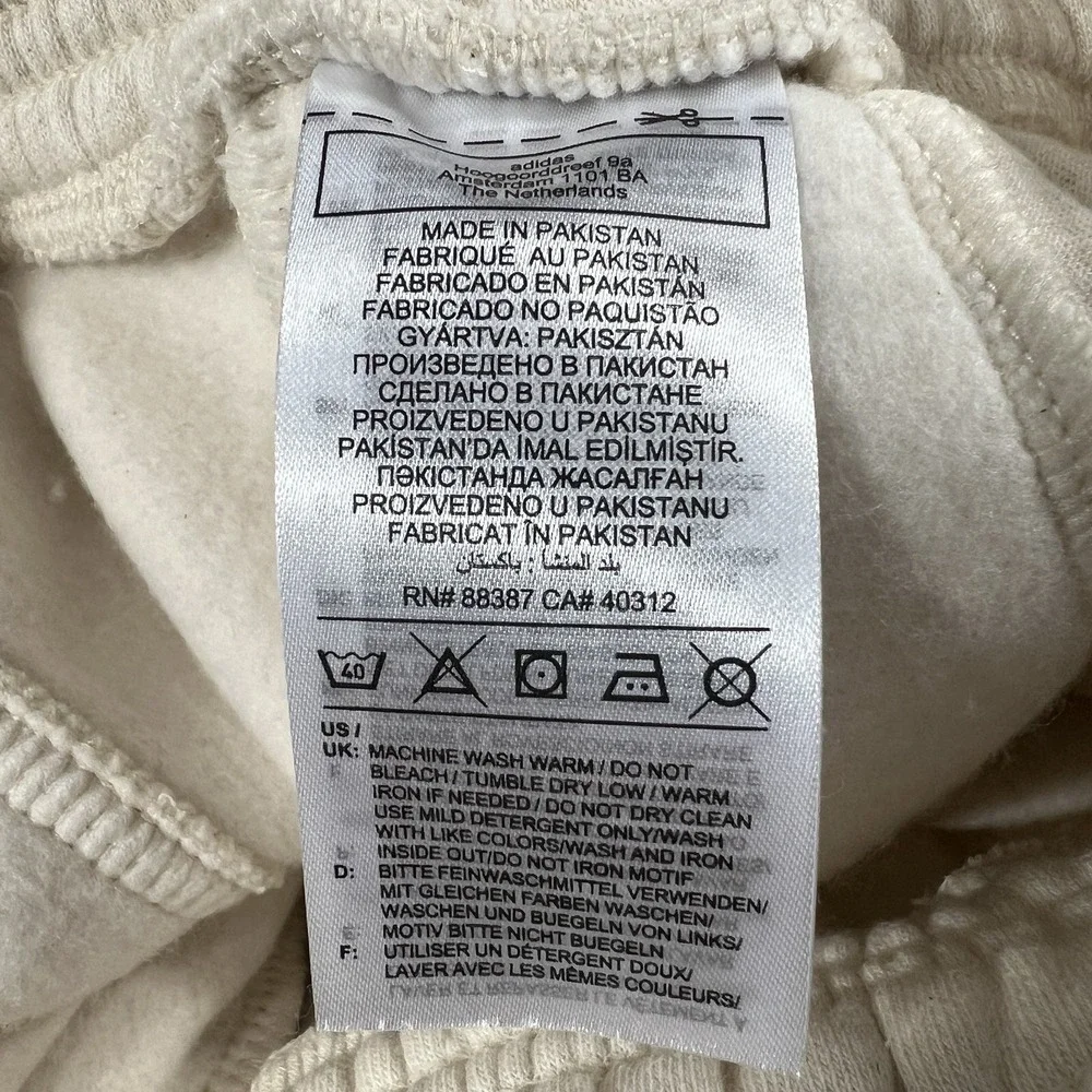 Adidas Women's XL All SZN Sweatpants Loose Fit Straight Leg IC6460 Cream Color‎